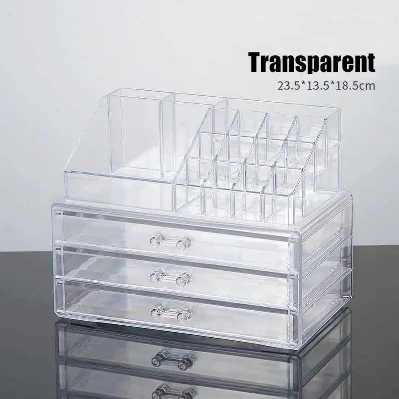 4-Drawer Acrylic Makeup Organizer