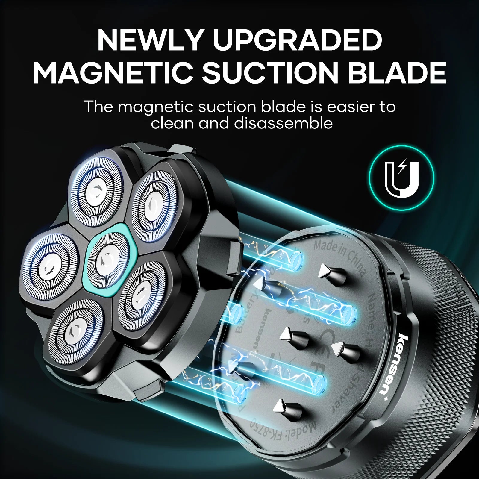 6D Electric Head Shaver