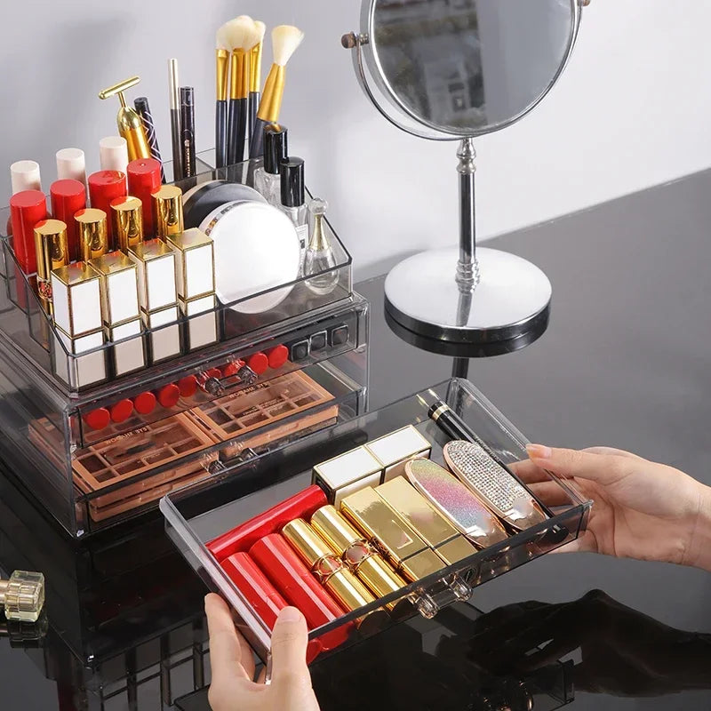 4-Drawer Acrylic Makeup Organizer