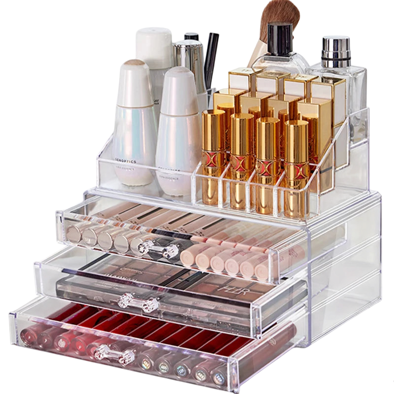 4-Drawer Acrylic Makeup Organizer
