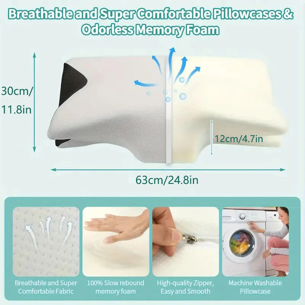 Orthopedic Memory Foam Cervical Pillow
