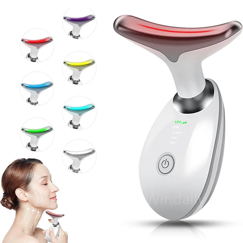 7-Color LED Face & Neck Massager