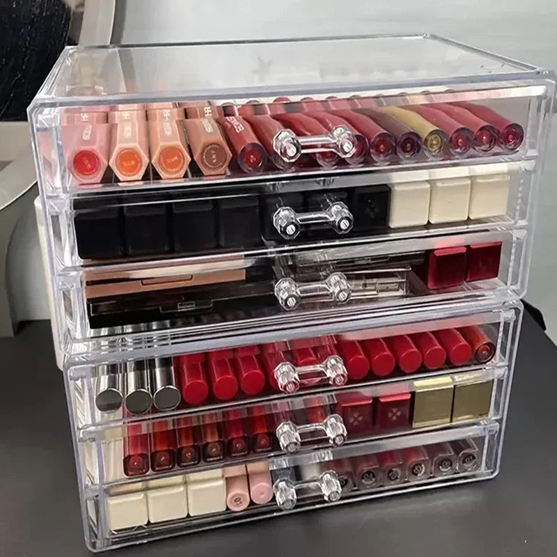 4-Drawer Acrylic Makeup Organizer