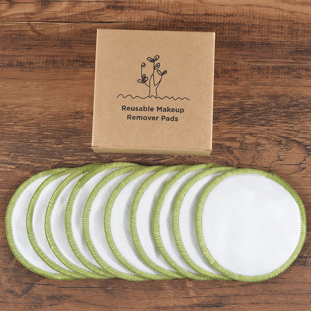 10 Reusable Bamboo Cotton Pads