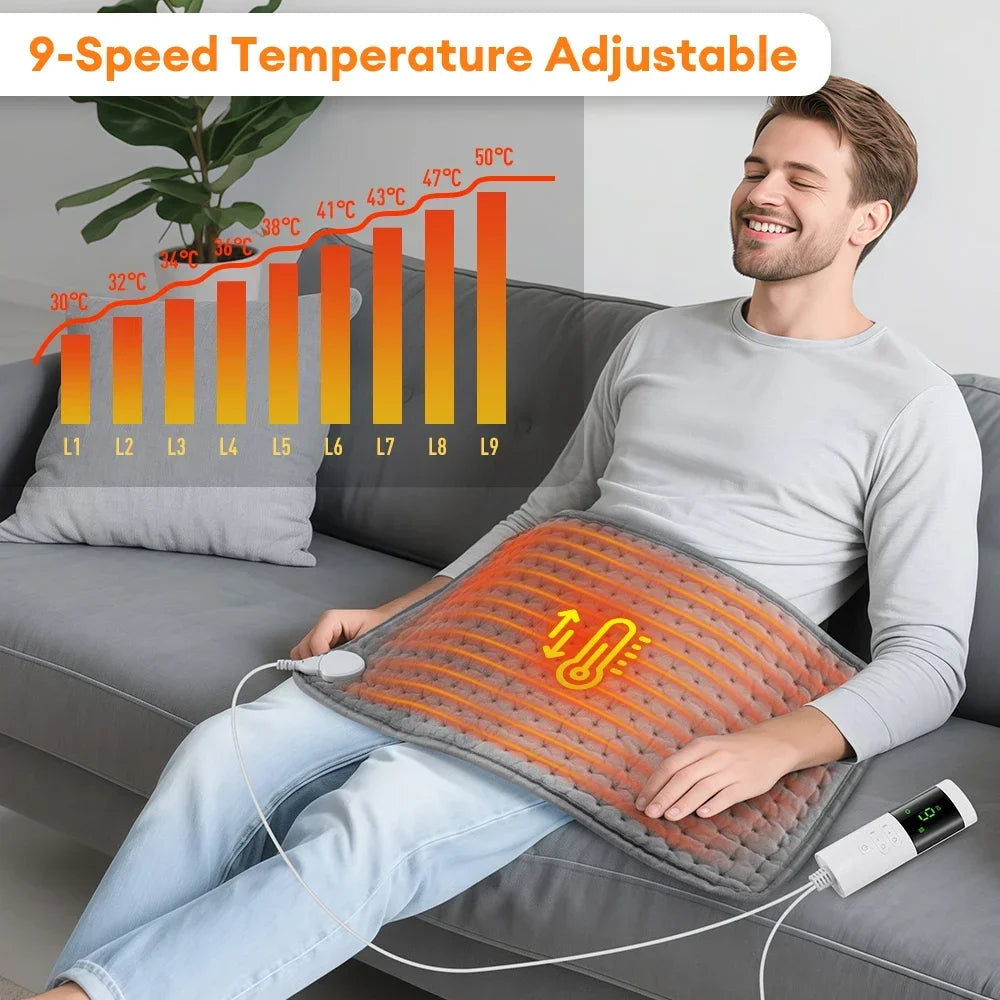 Electric Heating Pad for Back & Neck