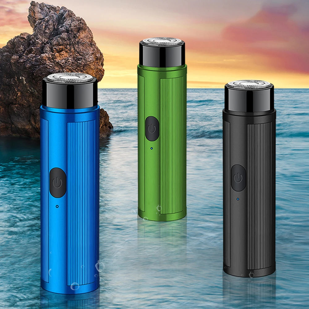 Mini Electric Shaver – USB Rechargeable Portable Razor for Men