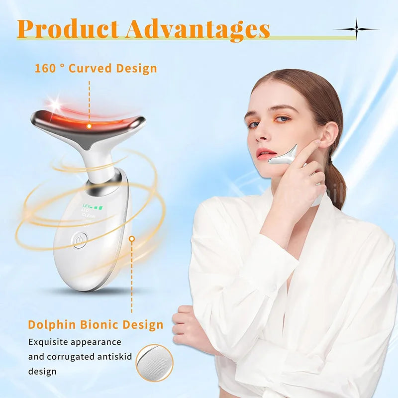 7-Color LED Face & Neck Massager