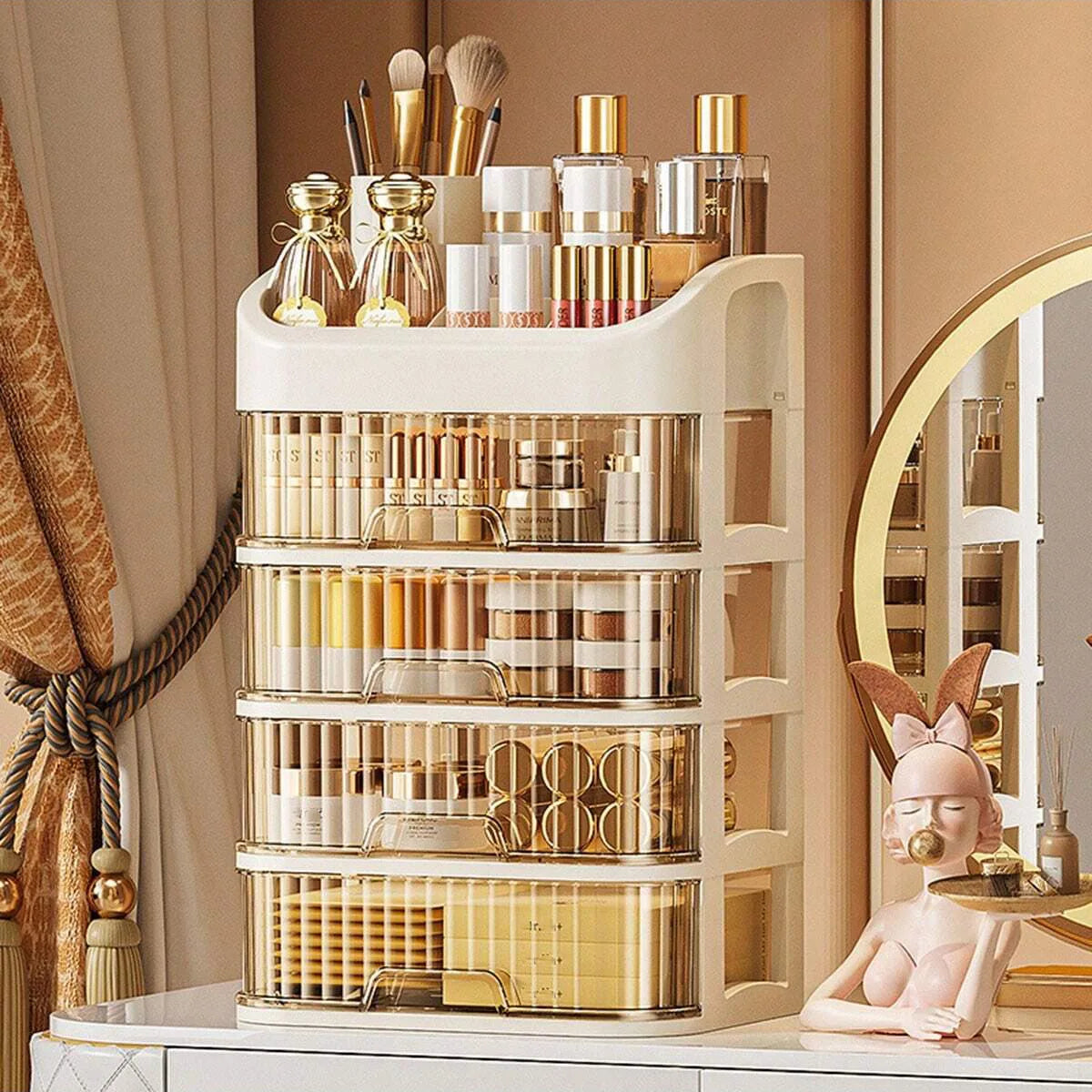 Multi-Layer Acrylic Makeup Organizer