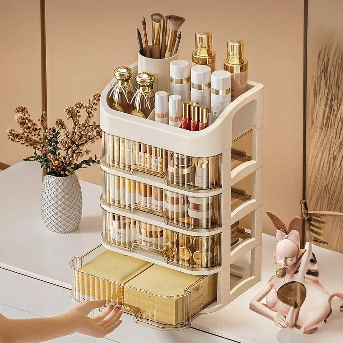 Multi-Layer Acrylic Makeup Organizer
